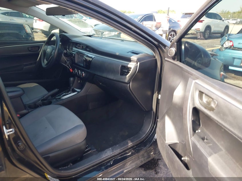 2016 TOYOTA COROLLA SEDAN 1.8L I-4 DOHC, VVT, 132HP