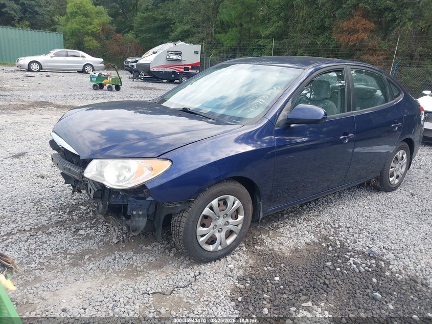 2010 Hyundai Elantra Gls, Удар спереду, IAAI, VIN KMHDU4AD9AU982728 — фото 2