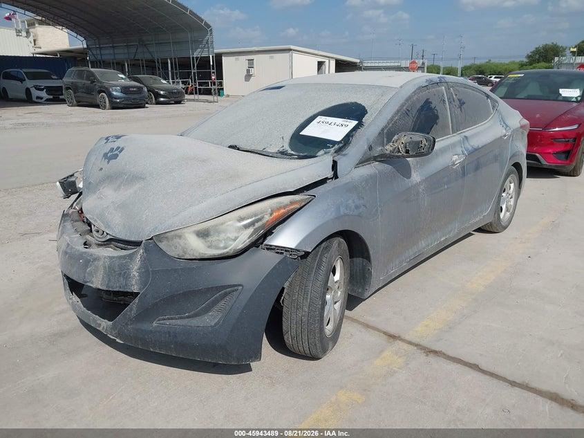 2015 Hyundai Elantra, Front End, IAAI, VIN 5NPDH4AE1FH565574 — photo 2