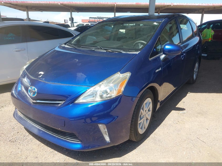 2013 Toyota Prius v (+), Невідомо, IAAI, VIN JTDZN3EU6D3210936 — фото 2