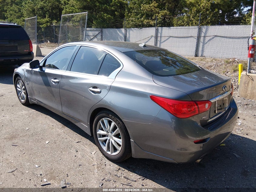 Vin: jn1ev7ar8gm344338, lot: 46442682, infiniti q50 3.0t premium 20163