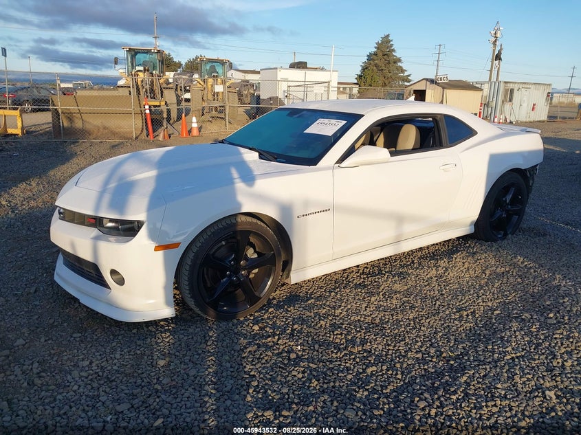 2015 Chevrolet Camaro, Удар сзади, IAAI, VIN 2G1FD1E37F9306563 — фото 2