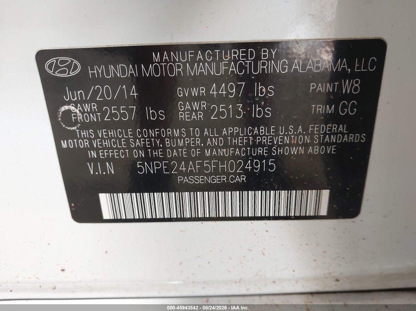 2015 HYUNDAI SONATA SE · Photo 9