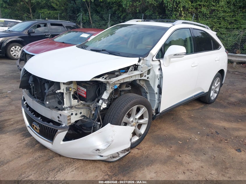 LEXUS RX 350 2012 VIN 2T2ZK1BA0CC080225