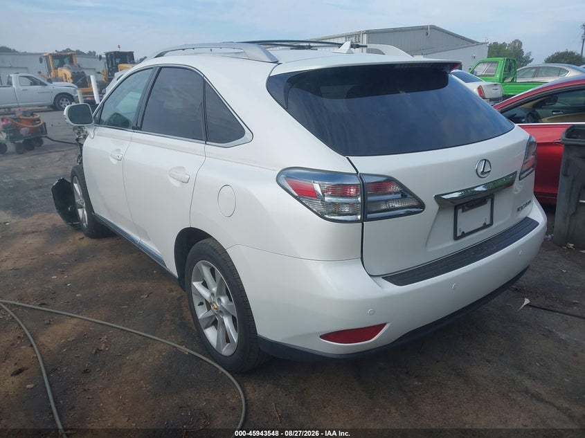 LEXUS RX 350 2012 VIN 2T2ZK1BA0CC080225