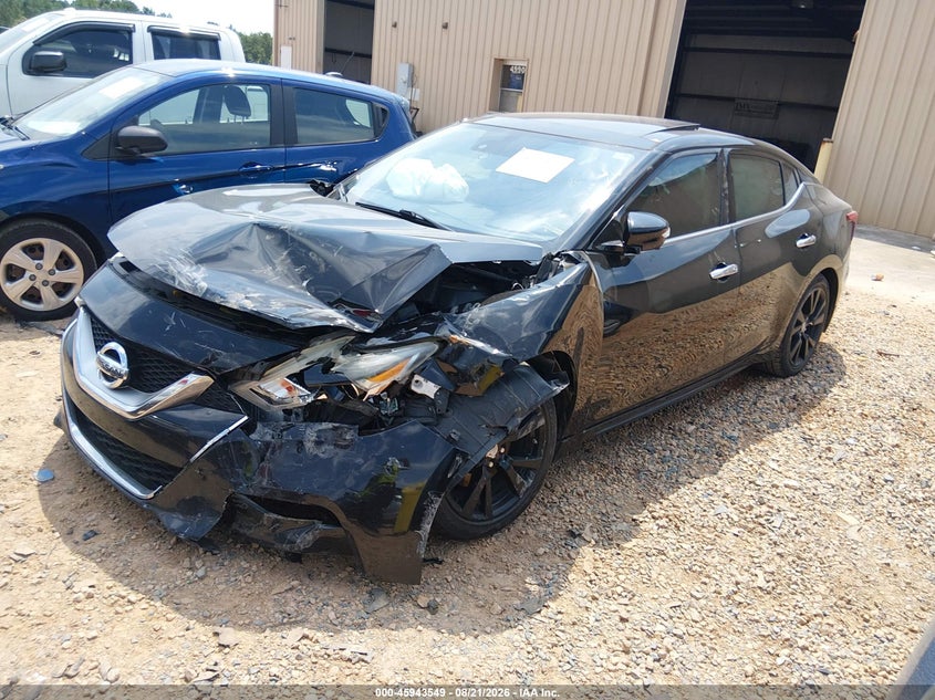 2017 Nissan Maxima, Front End, IAAI, VIN 1N4AA6APXHC453915 — photo 2