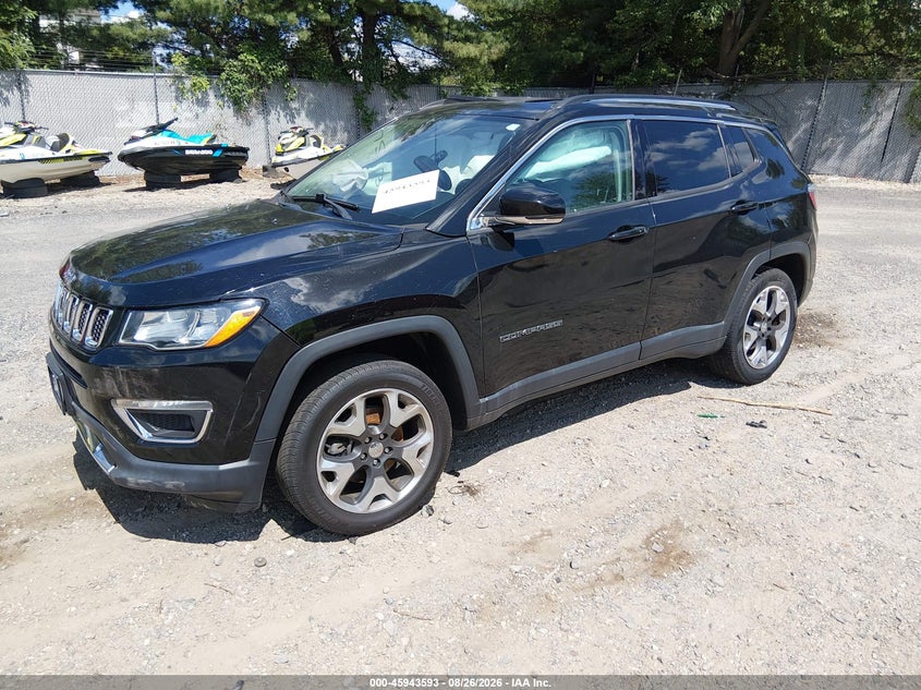 2018 Jeep Compass, Right Side, IAAI, VIN 3C4NJDCB3JT402087 — photo 2