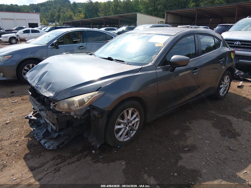 Vin: jm1bm1l72e1184693, lot: 46442827, mazda mazda3 i touring 20142