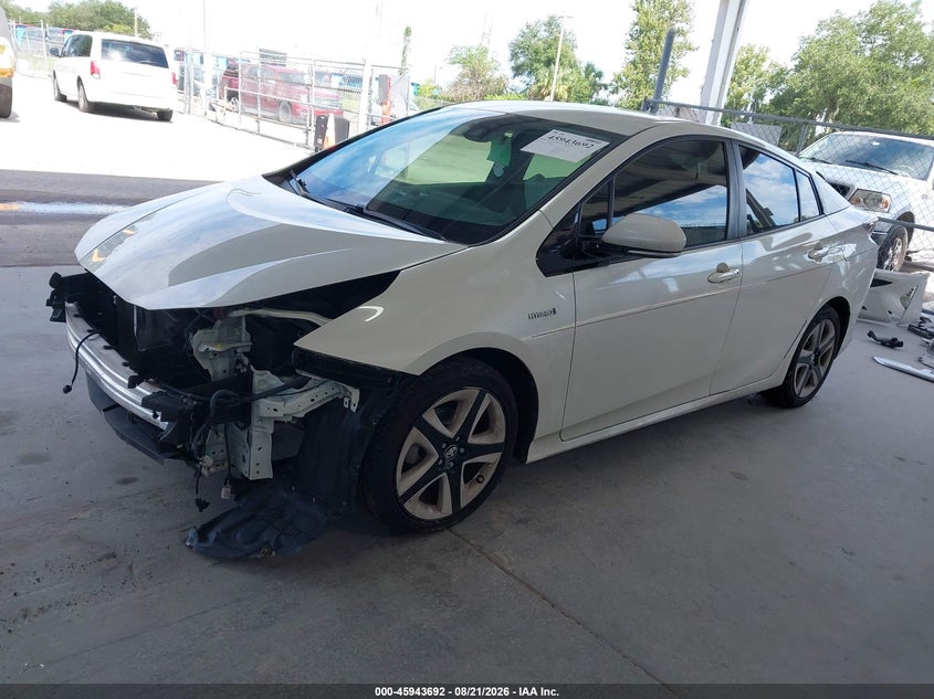 2016 Toyota Prius, Удар спереду, IAAI, VIN JTDKARFU9G3003461 — фото 2