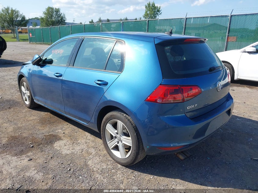 2017 VOLKSWAGEN GOLF auction photo 3
