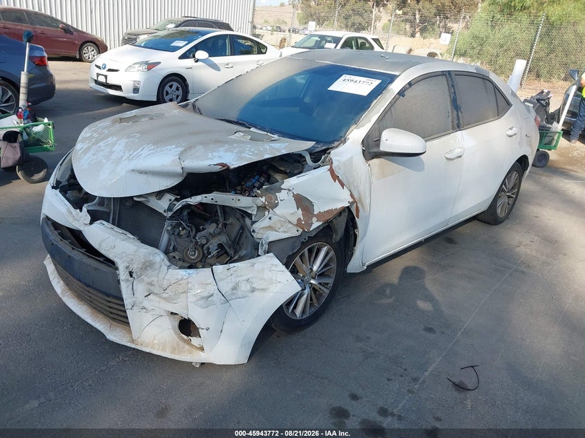 2014 Toyota Corolla, Normal Wear & Tear, IAAI, VIN 5YFBURHE9EP091574 — photo 2