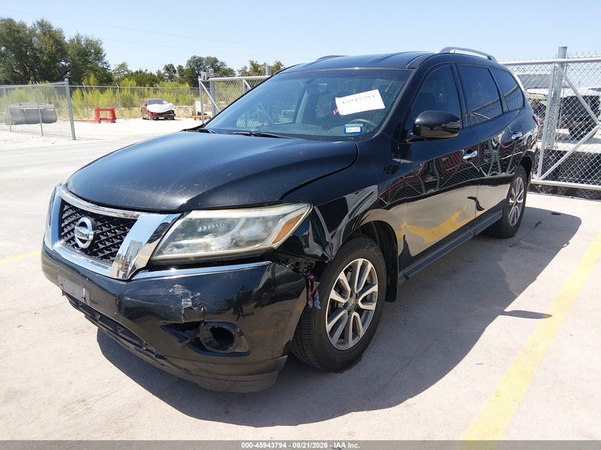 2016 Nissan Pathfinder, Удар спереду, IAAI, VIN 5N1AR2MNXGC634223 — фото 2