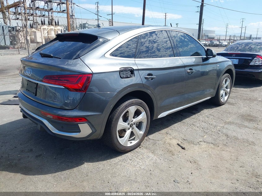 Vin: wa15aafy8m2087270, lot: 46442997, audi q5 sportback premium plus 45 tfsi quattro s tronic 20214
