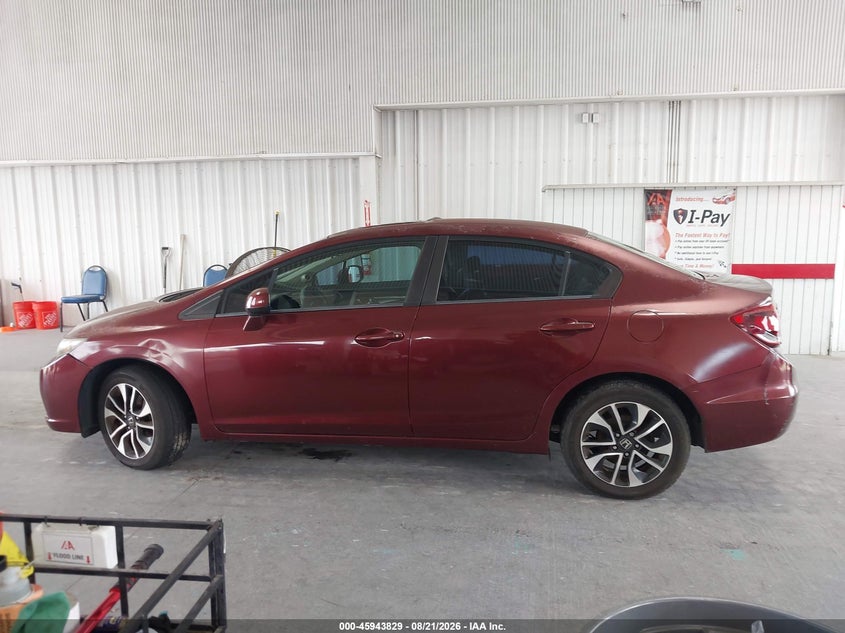 2013 HONDA CIVIC SEDAN 1.8L I-4 VVT, 140HP