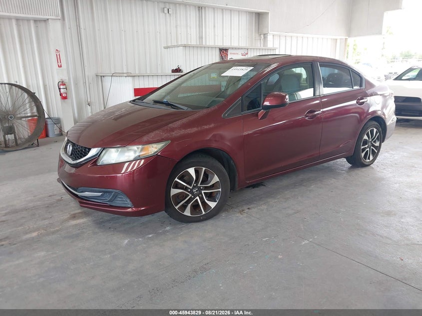 2013 HONDA CIVIC SEDAN 1.8L I-4 VVT, 140HP