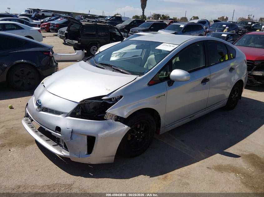 2012 Toyota Prius, Front End, IAAI, VIN JTDKN3DU8C5437681 — photo 2