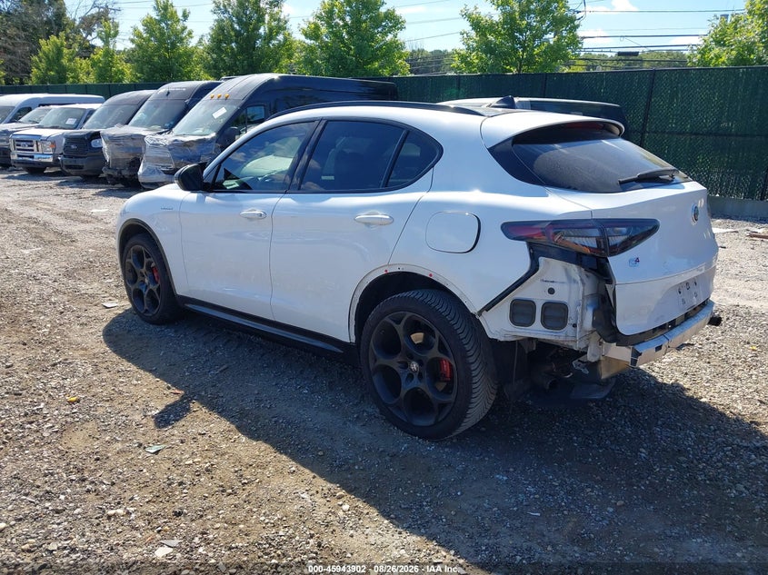 Vin: zaspakbn0r7d79545, lot: 46443074, alfa romeo stelvio veloce awd 20243