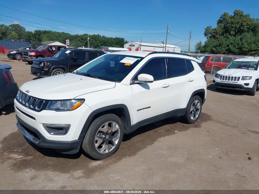 2019 Jeep Compass, Стихия, IAAI, VIN 3C4NJDCB1KT619042 — фото 2