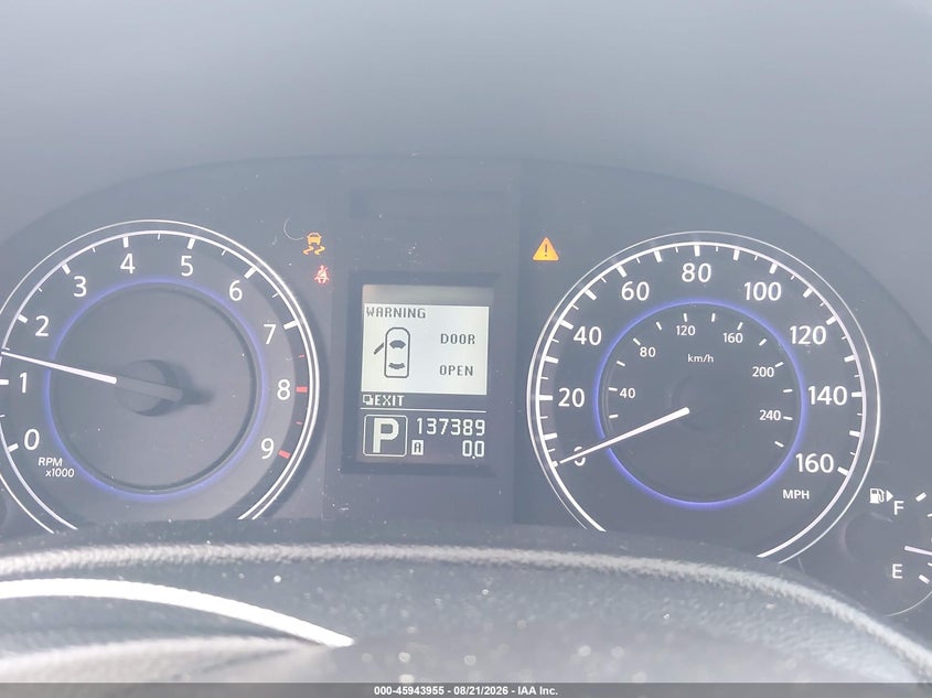INFINITI G37X 2011 VIN JN1CV6AR5BM403078