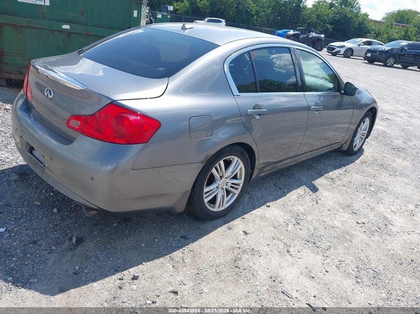 2011 INFINITI G37X auction photo 4