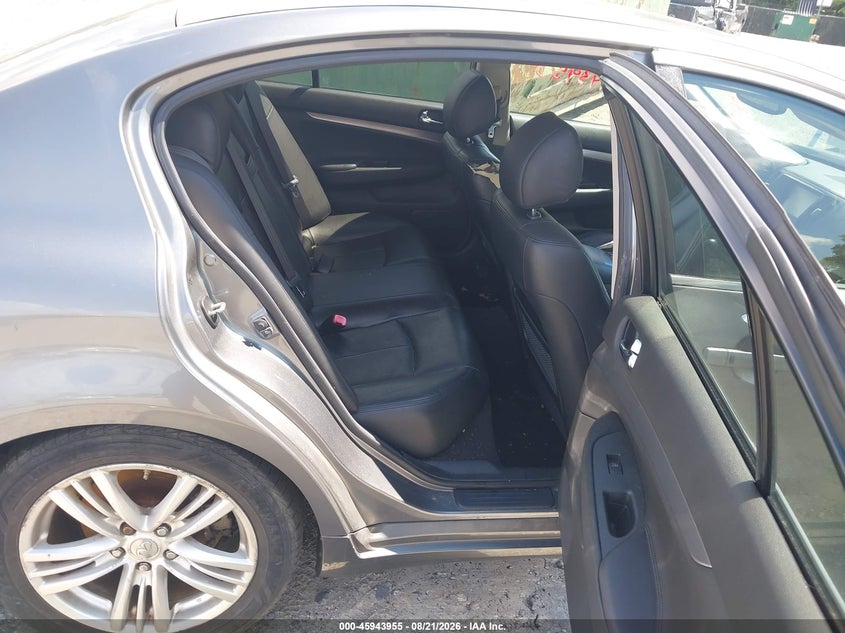 2011 INFINITI G37X auction photo 8