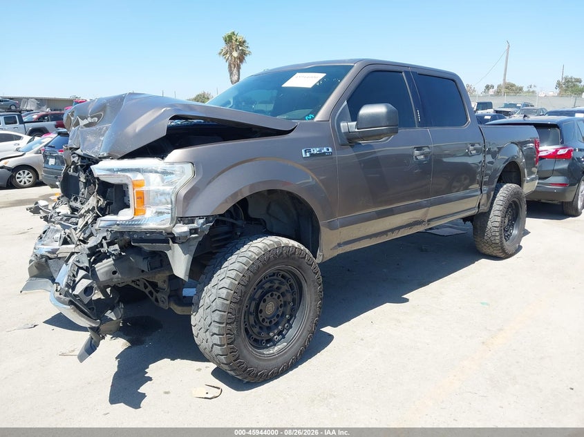 2018 Ford F-150, Front End, IAAI, VIN 1FTEW1CB8JFB87932 — photo 2
