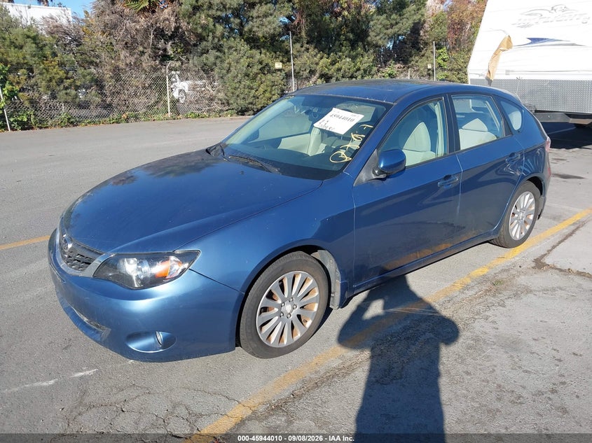 2009 SUBARU IMPREZA HATCHBACK 2.5L H-4 VVT, 170HP