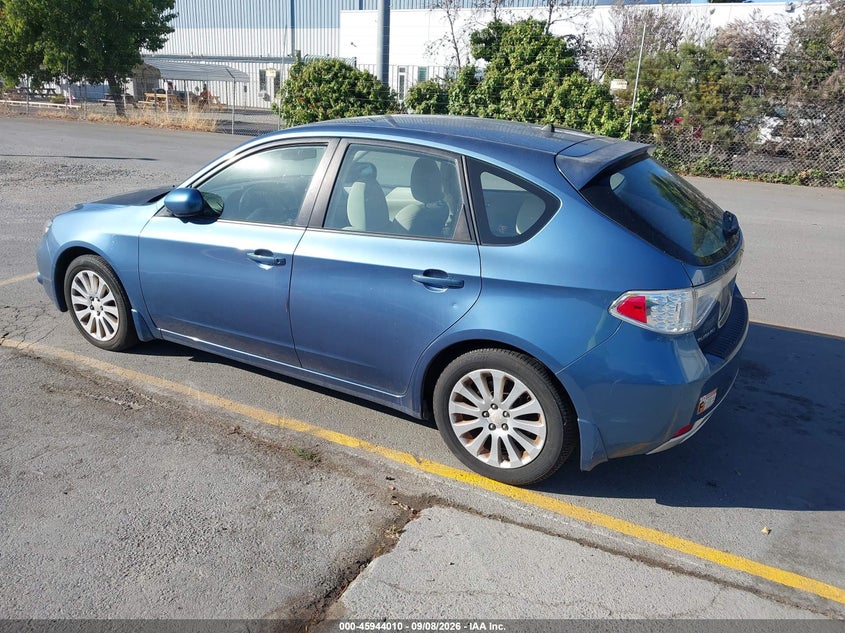 2009 SUBARU IMPREZA HATCHBACK 2.5L H-4 VVT, 170HP