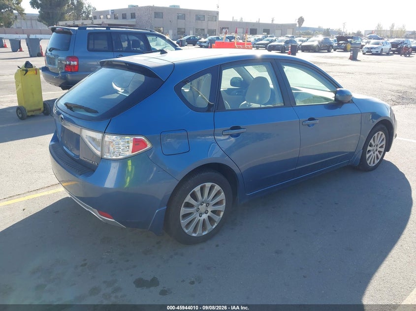 2009 SUBARU IMPREZA HATCHBACK 2.5L H-4 VVT, 170HP