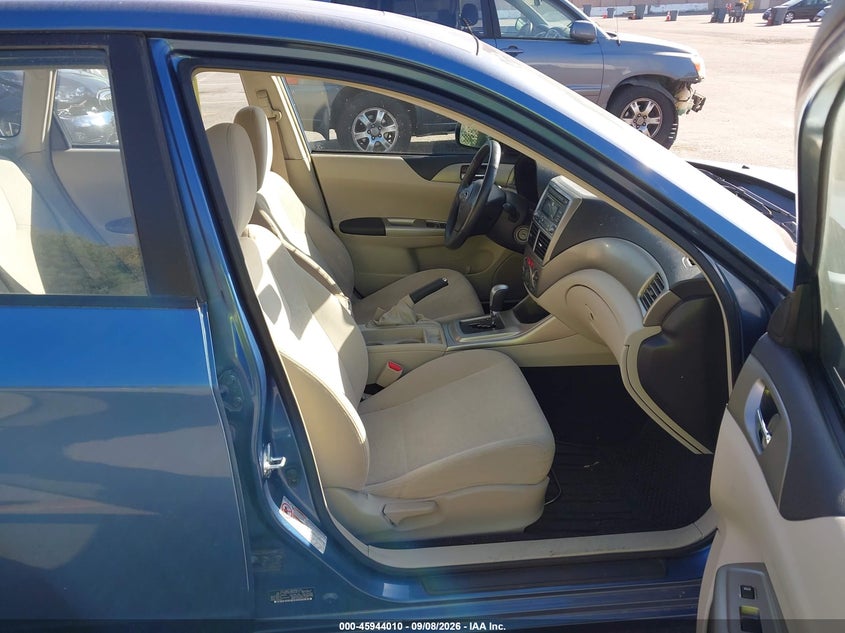 2009 SUBARU IMPREZA HATCHBACK 2.5L H-4 VVT, 170HP