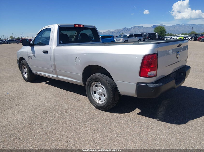 Vin: 3c6jr6dg6jg248584, lot: 46443186, ram 1500 tradesman  4x2 8' box 20183