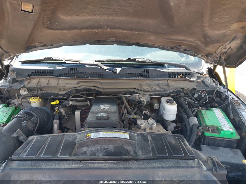 RAM RAM 2500 2011 VIN 3D7UT2CLXBG591064