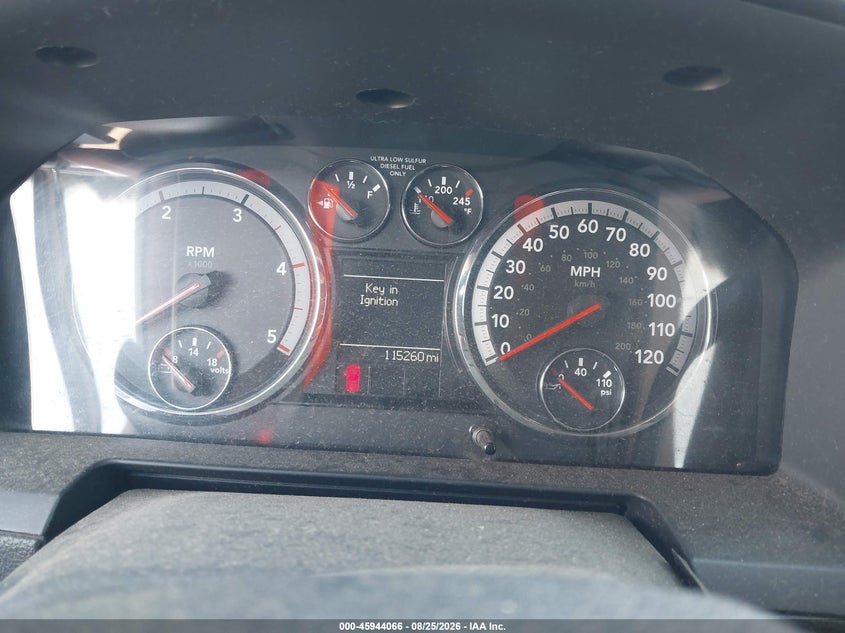 RAM RAM 2500 2011 VIN 3D7UT2CLXBG591064