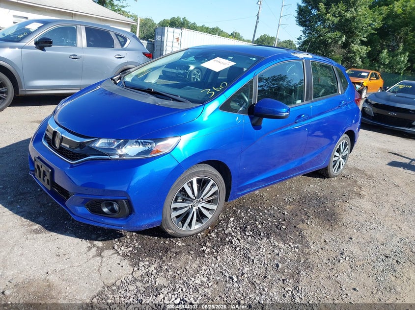 2020 Honda Fit Ex-L, Дах, IAAI, VIN 3HGGK5H92LM725482 — фото 2