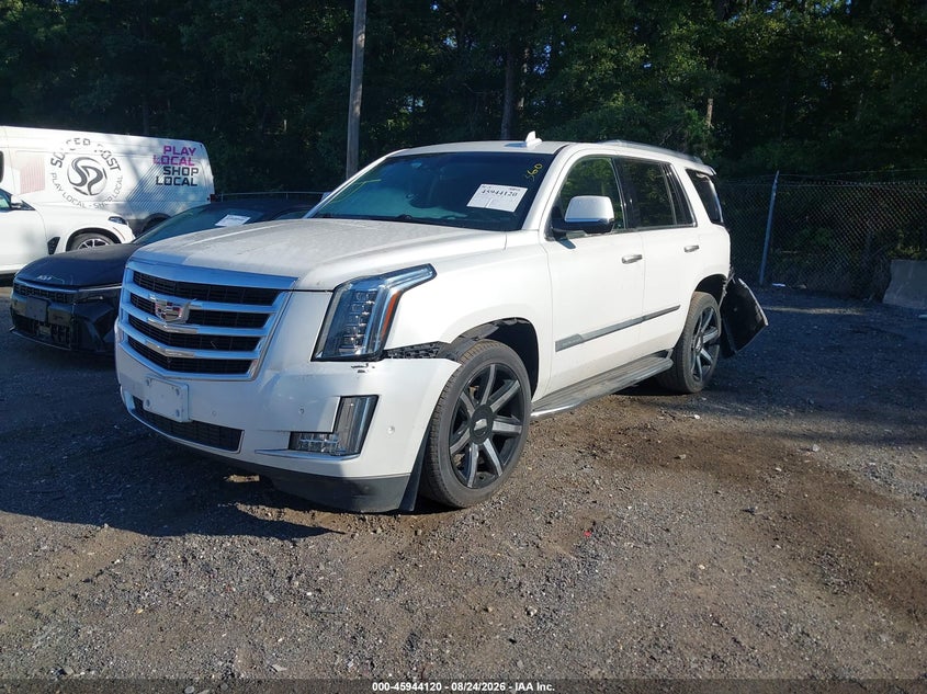 2018 Cadillac Escalade, Удар ззаду, IAAI, VIN 1GYS4BKJ0JR235827 — фото 2