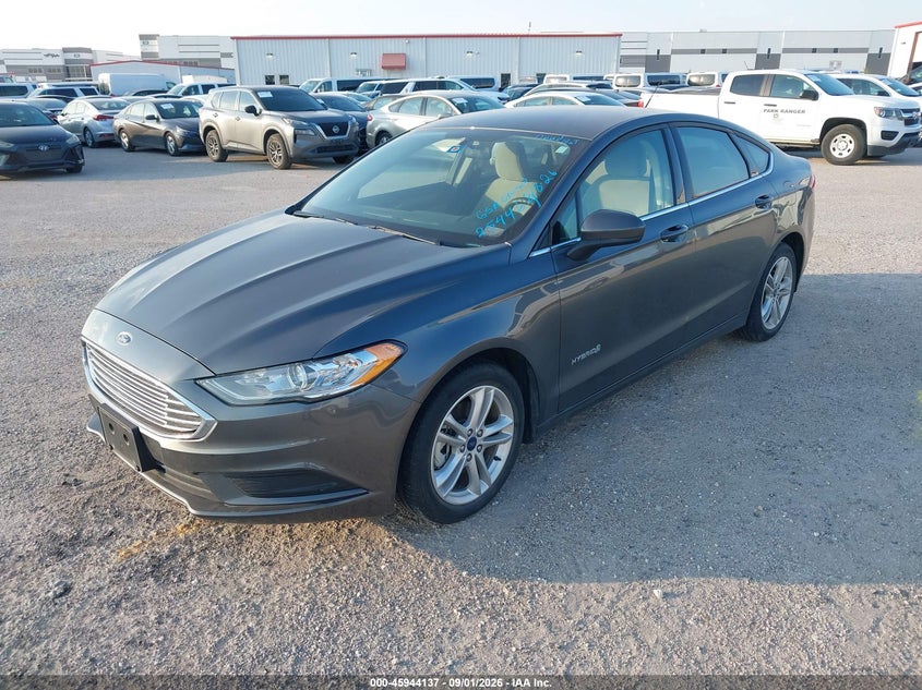 Vin: 3fa6p0uuxjr254468, lot: 46443309, ford fusion hybrid s 20182