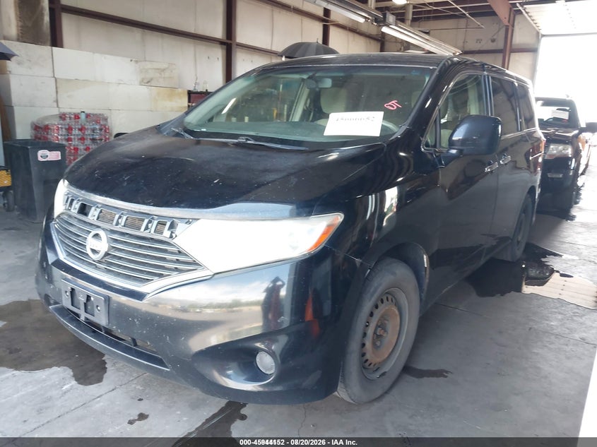 2012 Nissan Quest, Front End, IAAI, VIN JN8AE2KP0C9032446 — photo 2