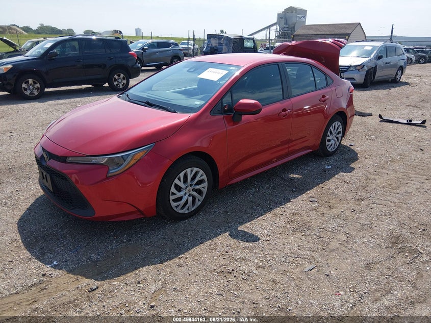 2021 Toyota Corolla, Удар сзади, IAAI, VIN 5YFEPMAE8MP241125 — фото 2