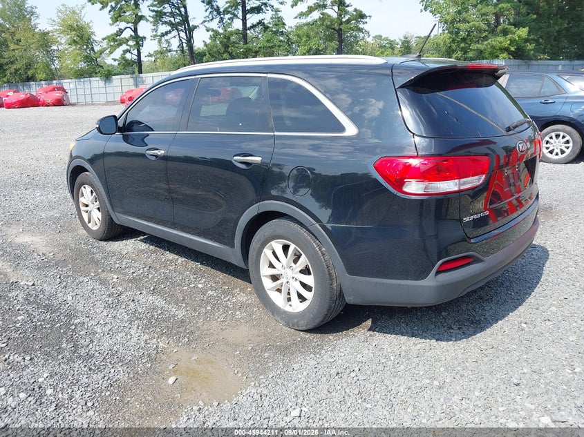 Vin: 5xypg4a57jg390019, lot: 46443383, kia sorento 3.3l lx 20183