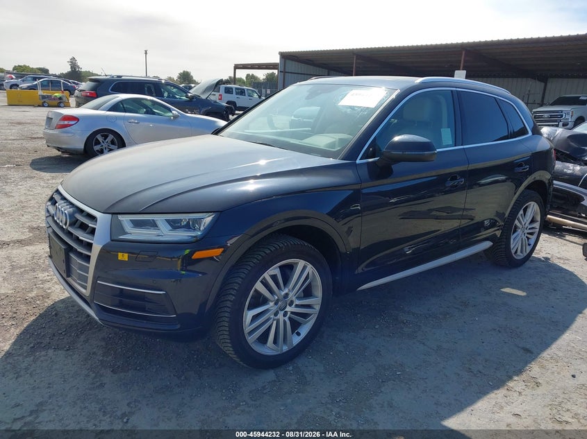 2019 Audi Q5, Удар ззаду, IAAI, VIN WA1BNAFY4K2031315 — фото 2