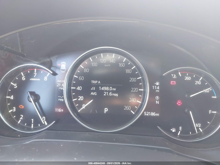 2022 MAZDA CX-5 SPORT UTILITY VEHICLE 2.5L I-4 DI, DOHC, VVT, 187HP