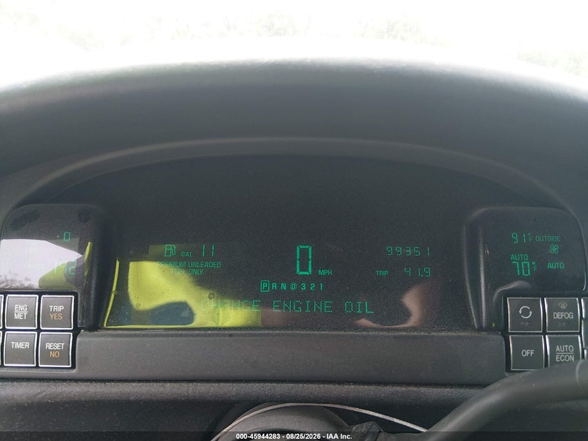CADILLAC DEVILLE 1999 VIN 1G6KE54Y1XU767403