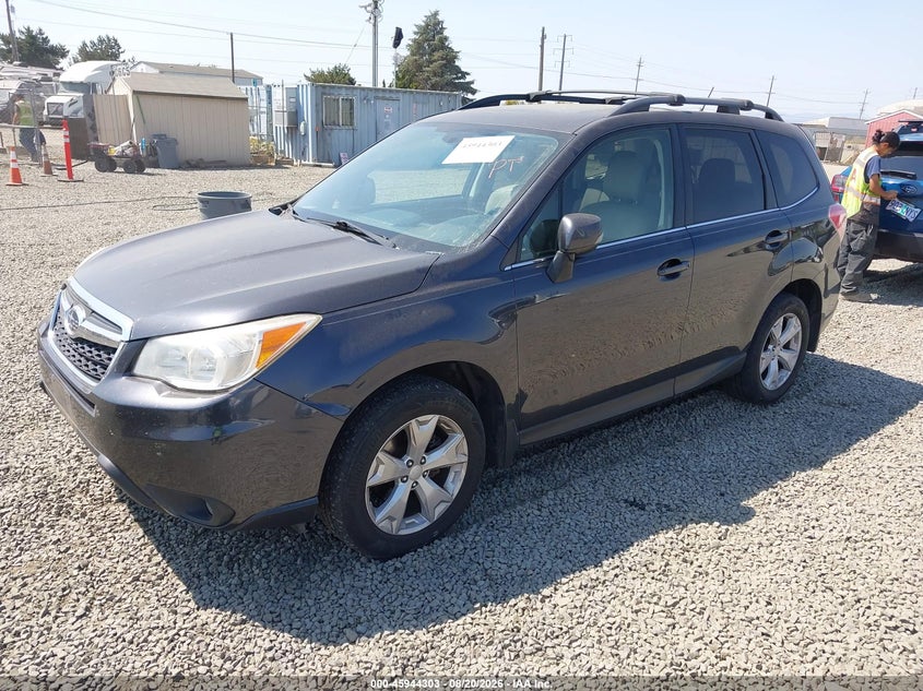 2014 Subaru Forester, Обычный износ, IAAI, VIN JF2SJAPC9EH500065 — фото 2