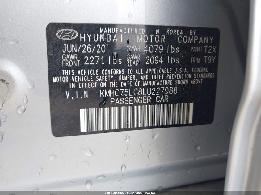 2020 HYUNDAI IONIQ HYBRID SE · Фото 9
