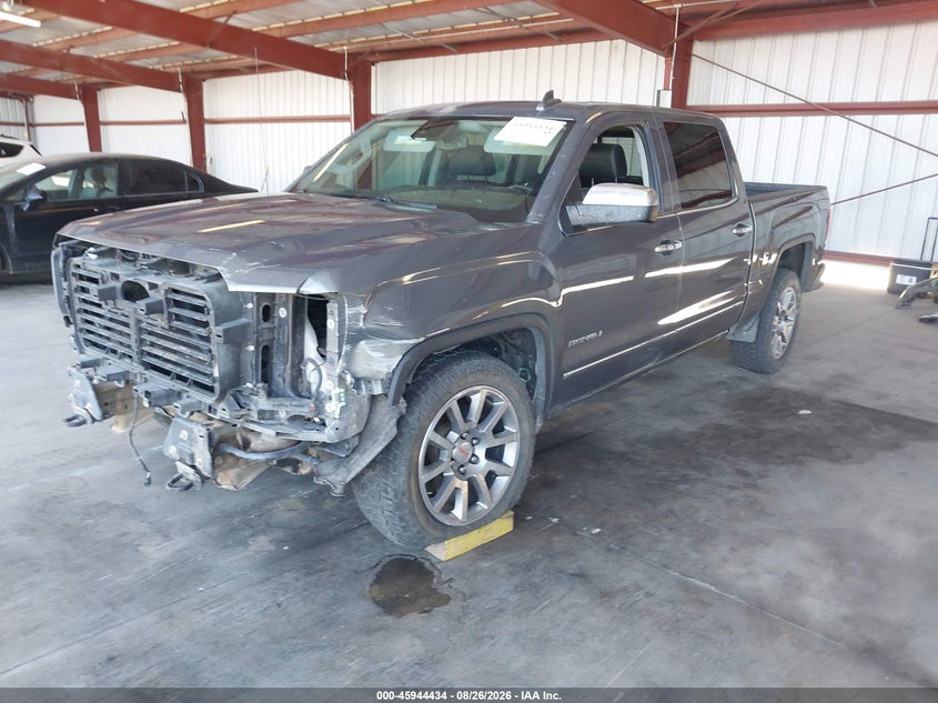 2017 GMC Sierra, Удар спереди, IAAI, VIN 3GTU2PECXHG257830 — фото 2