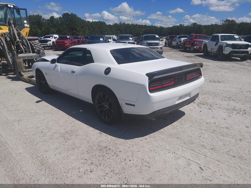Vin: 2c3cdzfj3ph554245, lot: 46443650, dodge challenger r/t scat pack 20233
