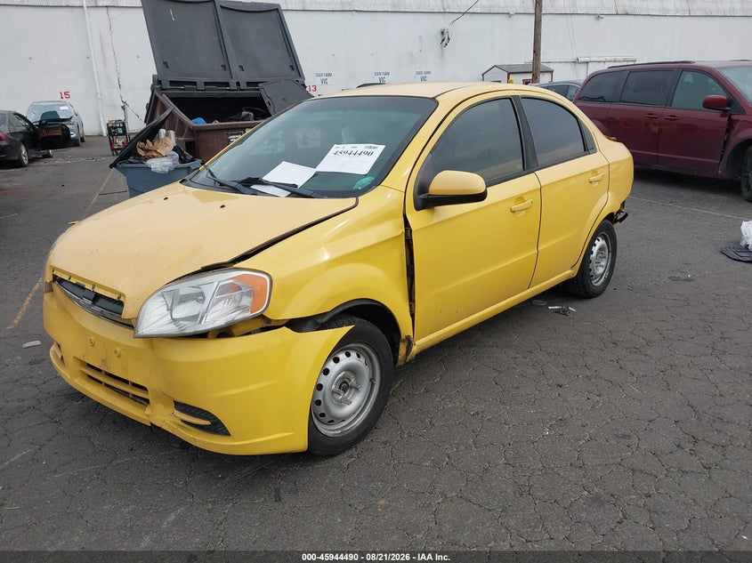 2010 Chevrolet Aveo, Front End, IAAI, VIN KL1TD5DE5AB099268 — photo 2