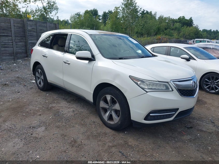 ACURA MDX 2014 VIN 5FRYD4H23EB007004
