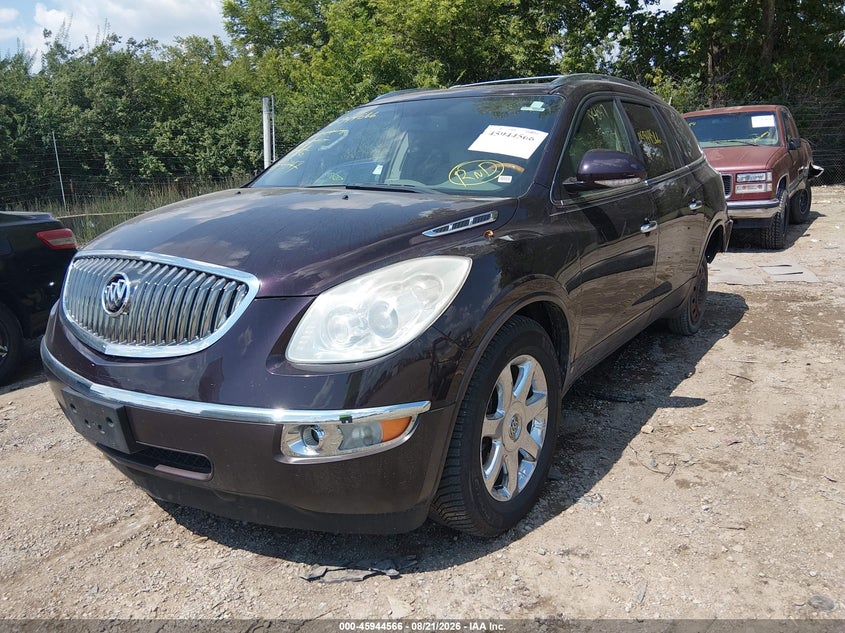 2009 Buick Enclave, Левый зад, IAAI, VIN 5GAER23D29J184047 — фото 2