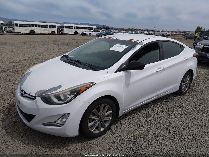 2016 Hyundai Elantra, Normal Wear & Tear, IAAI, VIN 5NPDH4AE3GH736715 — photo 2